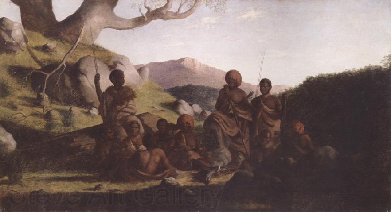 Robert Dowling Tasmanian Aborigines Spain oil painting art
